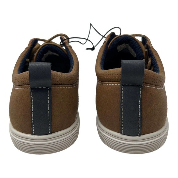 Steve Madden Bprizely Boys Size 1 Brown Oxford Lace Dress Formal Casual Shoes - Picture 7 of 9